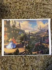 Disney Sleeping Beauty Aurora 500 pc Puzzle Thomas Kinkade