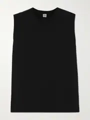 [TOTEME] TOTEME - Organic Cotton-jersey T-shirt - Black - x small x small Black