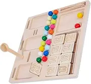 Abaodam Logical Wooden Boys and Girls Plaything Bead-Climbing Toys 1 Set of Educational Toys for Children's Development Safe