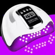 Nail Lamp with Large LCD Display Nail Dryer for Drying UV Gel Polish Nail Art