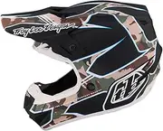 Troy Lee Designs SE4 Helmet for Motocross MX SE4 POLYACRYLITE Helmet; Matrix CAMO Black XL