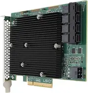 LSI SAS 9300 16I HBA Card, High Speed Transfer, 16 Ports, External Device Connectivity, PCIe 3.0 Bus Type, 1024 Non RAID SAS, Devices, for Windows, Linux, VMware, Freebsd