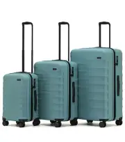 Tosca Interstellar 2.0 - 4-Wheel Expandable Suitcase Set of 3 - Ocean Blue (Smal