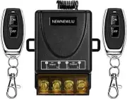 AC110V Wireless Light Switch and Receiver Kit,Ac110V/120V/240V/30A Relay RF Remo