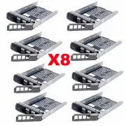 8Pcs F238F 3.5" SAS Tray Caddy G302D For Dell R720 R710 R420 R410 T710 0X968D