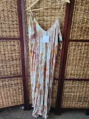 Pasduchas Moody Blooms Maxi Dress Size 6 Women's NEW $289