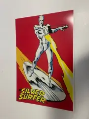 MARVEL COMICS THE SILVER SURFER RETRO POSTER PIN UP NEW.