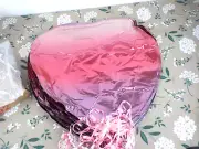 Heart Shape Purple/Pink 17 Helium Balloon Set Brand New