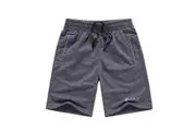 Men's Basketball Gym Casual Shorts Sports Jogging Swim Trousers Pants Drawstring - Dark Grey