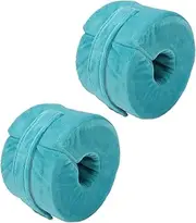 2Pcs Foot Elevation Pillow, 360 Rotatable Ankle Wedge Heel Elevator Cushion Foot Support Pillow, Reduce Pressure, Feet Leg Rest Lifter Protector for Patients