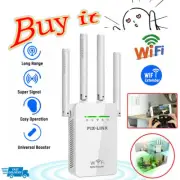 1200Mbps WiFi Range Extender Internet Booster Network Wireless Signal Repeater