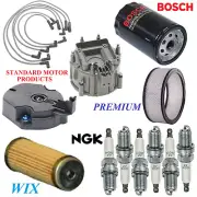 Tune Up Kit Filters Cap Spark Plugs Wire For CHEVY K10 V6 4.3L; 4 bbl. 1985-1986