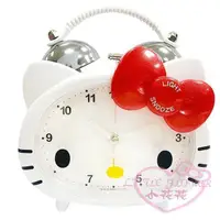 在飛比找買動漫優惠-♥小花花日本精品♥Hello kitty凱蒂貓白色大臉造型鬧