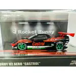 {TZ玩車庫}INNO64 HONDA NSX (NA1) ROCKET BUNNY V2 AERO CASTROL