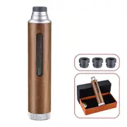 Smoking Accessory Cigarette Holder for Outdoor Indoor Car Smoking Soot Cover Silver