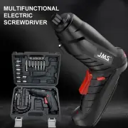 4.2V Lithium Cordless Screwdriver Drill Set Folding Handle USB Charging compact