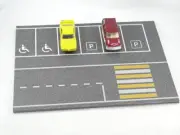 Scale 1:60 / 64 Diorama display for die-cast cars Parking base Double side print