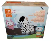 TUMAMA Walking Talking Toy Zebra with Remote Control Leash Plush Pet
