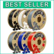 1.75mm 6kg PETG Filament Pack - Extensive Color Selection for All 3D Printers