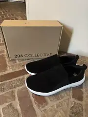 206 Collective Women’s Melba Kid Suede Black Slip On Sneaker Women’s Size 12