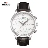在飛比找蝦皮購物優惠-瑞士手錶 俊雅系列腕錶 皮帶石英男表 T063.617.16