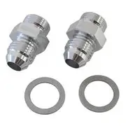 Aeroflow Carburettor Adapter - Male 9/16" x 24 to -6AN Short, AF701-06S