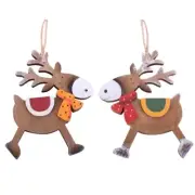 Desktop Bookcase Bookshelf Dining Table Christmas Reindeer Ornaments Pendant