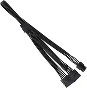 6-pin Male to 3X 15-pin Female SATA Hard Drive Interface Adapter Power Supply Cable 1007 18AWG Compatible with Corsair Modular PSUs