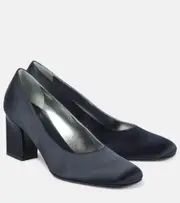 [The Row] The Row Fiore satin pumps AU 11 blue
