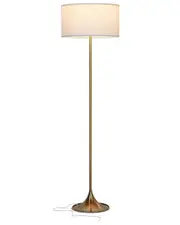 BRIGHTECH Quinn Brass LED Floor Lamp