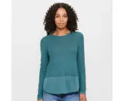 Target Stitch Curve Hem Jumper