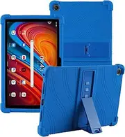 [NOT for Lenovo Tab M10 TB-X605F /X505F]Case for Lenovo Tab M10 3nd Gen 10.1 Inch,XLTTONG PC Holder Tablet Silicone Case,Anti-drop for Lenovo Tab M10 3rd Gen 2022 Release TB-328FU/TB-328XU (Blue)