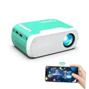 Mini Projector WiFi Home Theater Portable Projector, Phones Can Be Mint Green