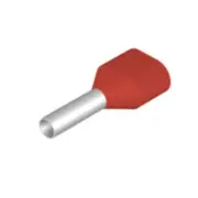 Weidmuller H1, 5/16 Zh R Bush Terminal Double, 11 MM,8 MM, Red