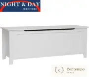 Marston multi storage shoe Hall bench seat Console box CONTEMPO RANGE white