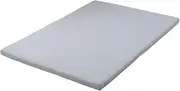 Yamazen IMT-80D(LGY) KP Mattress, High Resilience, 3.1 inches (8 cm) Thick, Double, Light Gray