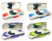 4pc 1982 Aurora AFX G+ LAZER 2000 Full Set of HO Slot Car Bodies Unused