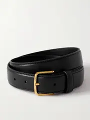 [The Row] The Row - Leather Belt - Black - M M Black