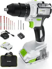 Cordless Drill, Power Brushless Drill Set 45 Pieces, 531Lbf.In Professional 3-I