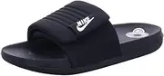 [Nike] Men's Offcourt Adjust Slide Trainers, Black/white, 9 AU