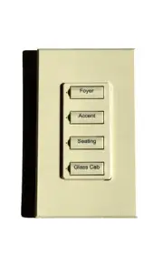 Lutron Homeworks SK-4B-I-BE-E Faceplate Button Kit New In Box