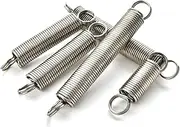 Extension Spring,Replacement Springs,Spring pin 10Pcs Wire Diameter 0. 6mm Outer Diameter 5mm 304 Stainless Dual Hook Small 0. 6 X 5 X 30mm Spring (Color : 0.6 x 5 x 50mm, Size : One Size) (Color
