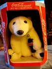 Vintage 1993 Coca-Cola Stuffed Polar Bear. New with Orignal Box. Item # 90-021