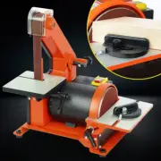 1x30" Belt Sander 5" Disc Grinder Sander Linisher Bench Sanding Machine Buffer