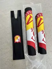 S&M BMX BIKE SHIELD PAD SET RACING RETRO BICYCLE FIT CULT SE ODYSSEY HOLMES