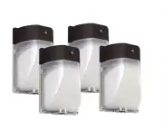 Feit Electric 40W LED Bronze Dusk to Dawn Security Outdoor Wall Pack Light 4Pk