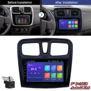 9'' Android 10.0 Stereo Radio GPS Navi w/Camera For Renault Dacia Sandero 12-17