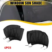 Car Side Window Sunshade UV Protector Front Rear Curtain Sun shade SUV Blac D