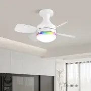 E27 Socket Ceiling Fan Light LED Light Bulb Fan Living Room Study Home Use