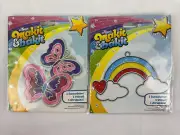 Makit & Bakit RAINBOW & BUTTERFLY Suncatcher Kit Clouds Heart Kids Craft Kit